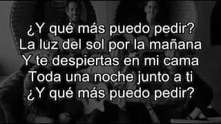 Dvicio -  Qu&eacute; Mas Puedo Pedir con letra/lyric