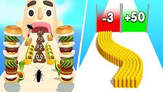 Sandwich Runner 🆚 Bullet Army Run🌻🧿🌺New Levels Walkthrough Gameplay AD100