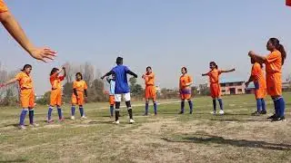 Basic Football Training For ladies Team  In Nepal