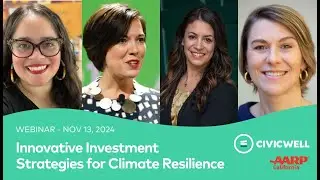 Innovative Investment Strategies for Climate Resilience Webinar