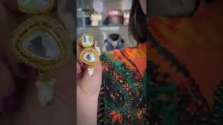 Elegance in Every Detail &ndash;Silver-Golden Jewellery Set
