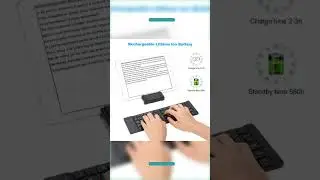Foldable Metal Bluetooth Keyboard - Your Compact Typing Companion
