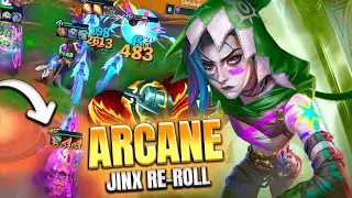 La NUOVA ARCANE COMP! 👾⭐⭐⭐ Jinx Re-Roll 7 Zaun | TeamFight Tactics Set 16 TFT ITA