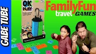 Family Fun Travel Games OK PLAY Strategy Game UNBOXING Gabe Tube TV