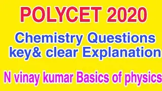 TS POLYCET 2020 //CHEMISTRY PYQ//POLYCET PREVIOUS PAPERS//CLASS10