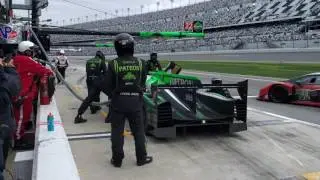 2017 Daytona 24: Tequila Patron ESM #22 Morning Pit Stop & Driver Change