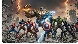 Sabse Khatarnak Jung! 😱 Avengers vs Thanos Full Fight Scene Hindi | Dr Strange & Thor