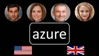 How to pronounce azure