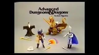 Advanced Dungeons & Dragons: Bronze Dragon & Action Figures (LJN commercial, 1983)