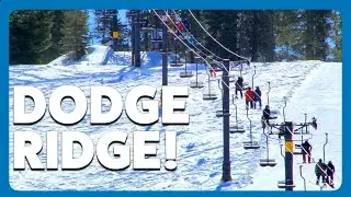 Dodge Ridge Ski Resort Tour via drone after major #snowstorm in 4K HDR Snowboarding Skiing Vacation