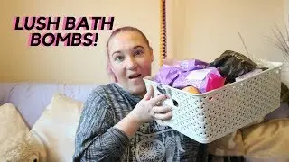 MY LUSH BATH BOMBS COLLECTION!