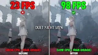 🔥 Duet Night Abyss &mdash; устранение высокой загрузки процессора и оперативной памяти + уменьшение зад...