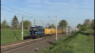 [SKPL Cargo] BR 233 547-9 z maszynami torowymi | Czerna