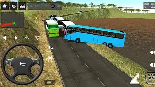 Bus Simulator Indonesia | Dangerous Mountain Road Crash 😱 Realistic Gameplay