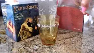 August 2017 Loot Crate KINGDOM Crate - Exclusive The Lord of the Rings Color Changing Glass
