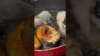 Frying Pan Fail: Fish Slice Refusing to Flip! #funny #cooking #shorts