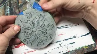 Demonstration of Transferring patterns- Norwegian Rosemaling- Art of Lise Lorentzen