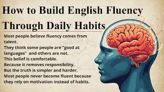 How to Build English Fluency Through Daily Habits || Improve Your English Fluency