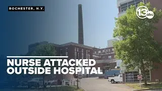 Hospital employee finds colleague covered in blood following attack