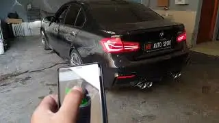 BMW F80 M3 w/ ARMYTRIX App-Controlled Variable Exhaust, loud revs