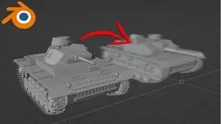 Turning a Panzer III into a Stug III | Tanks with Blender