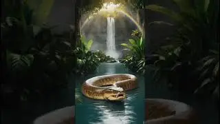 Python Hideout | Guard Python | giant python | Anaconda | wild forest #wildanimal #explore