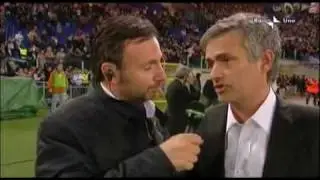 Coppa Italia - Roma vs Inter 0-1, Intervista a José Mourinho