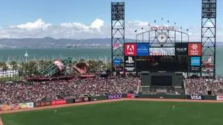 AT&T Park View of the Bay from Section 315