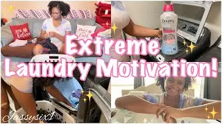 EXTREME LAUNDRY MOTIVATION |LOADS OF LAUNDRY MOTIVATION 2021 | OUR LAUNDRY ROUTINE |RELAXING MUSIC