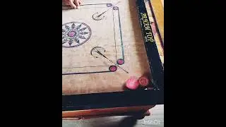 3 coins pocket in 1 shot #shorts  #carrom