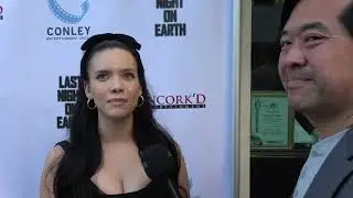 Sohvi Rodriguez Carpet Interview at Last Night on Earth Premiere