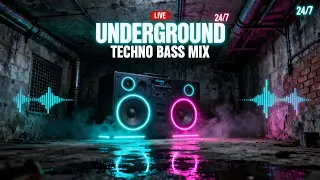 Techno Bass Mix Underground 2025 🔥 Dark EDM Instrumental | Deep Club Bass & Industrial Vibes #live