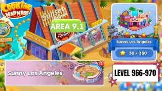 COOKING MADNESS - Lv. 966-970 | AREA 9.1 - Sunny Los Angeles : Sunset Boulevard