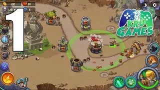 King Of Defense: Battle Frontier (Merge TD) Gameplay Walkthrough #1 (Android, IOS)