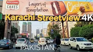 KARACHI Pakistan Driving Tour 4k 
