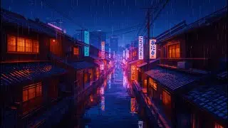 Relaxing Lofi Hip Hop Music ☁️ Soft Rain Night for Focus, Study & Sleep