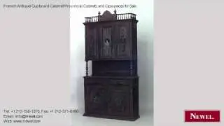 French Antique Cupboard Cabinet Provincial Cabinets and