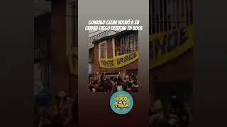 el jugador que debit&oacute; en boca fu&eacute; recibido e hicieron caravana