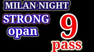 MILAN NIGHT 07/01/26 TODAY SINGAL JODI LINE TRICK 