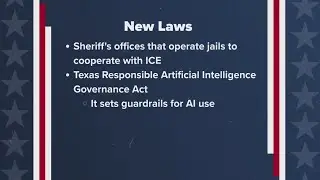 New Texas laws January 1, 2026: Here's what went into effect in the New Year