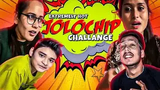 FIRST TIME TRYING JOLO CHIPS with COUSINS AND SISTERS #jolochipchallange #hotchilly #klaido