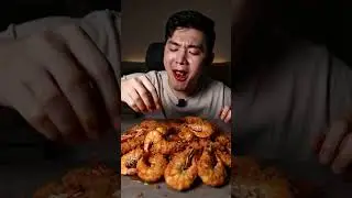 Fried Shrimp | eating food ASMR mukbang videos