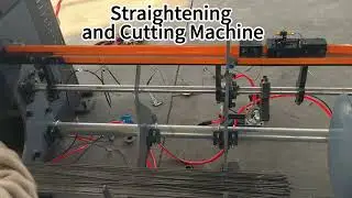 Wire Straightening and Cutting Machine #machinery #Straightening and cutting machine