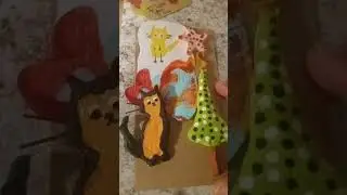 Holiday Clay Scrap Cards #cards #clayart #christmas #cute #miracle #craft #ideas