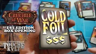 Flesh And Blood 1ST EDITION Crucible Of War Box opening COLD FOIL HIT!!!