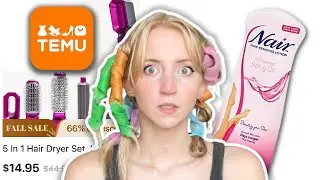 I tested Temu's SUSPICIOUSLY cheap hair products! *It pulled my hair out!*