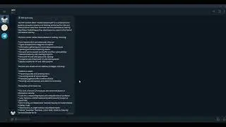 Telegram AI Bot: PDF Summarizer, Voice-to-Text & Context-Aware Chat!