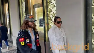 Jared Leto and Chloe Bartoli Turn Heads in Paris During Fashion Week Stroll