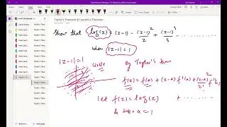 Expansion of function f(z)=log(z), using Taylor's theorem about a point z=a