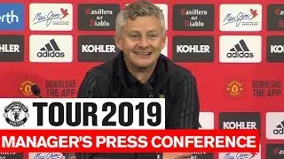 Manchester United | Ole Gunnar Solskjaer Post Match Press Conference | Leeds United | Tour 2019